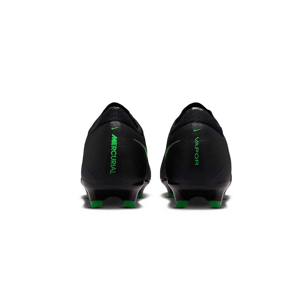 Vapor 17 Pro FG Soccer Cleat - Black/Black/Illusion Green- Regular (D)