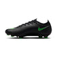 Vapor 17 Pro FG Soccer Cleat - Black/Black/Illusion Green- Regular (D)