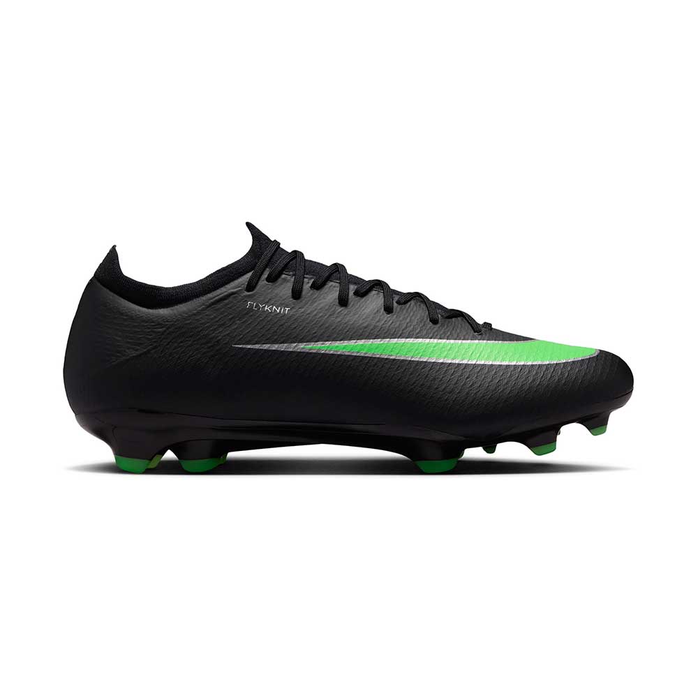 Vapor 17 Pro FG Soccer Cleat - Black/Black/Illusion Green- Regular (D)