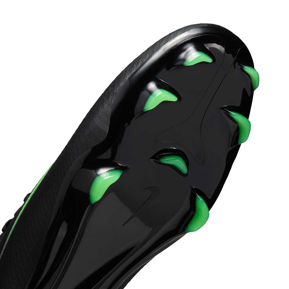 Vapor 17 Pro FG Soccer Cleat - Black/Black/Illusion Green- Regular (D)