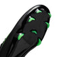 Vapor 17 Pro FG Soccer Cleat - Black/Black/Illusion Green- Regular (D)