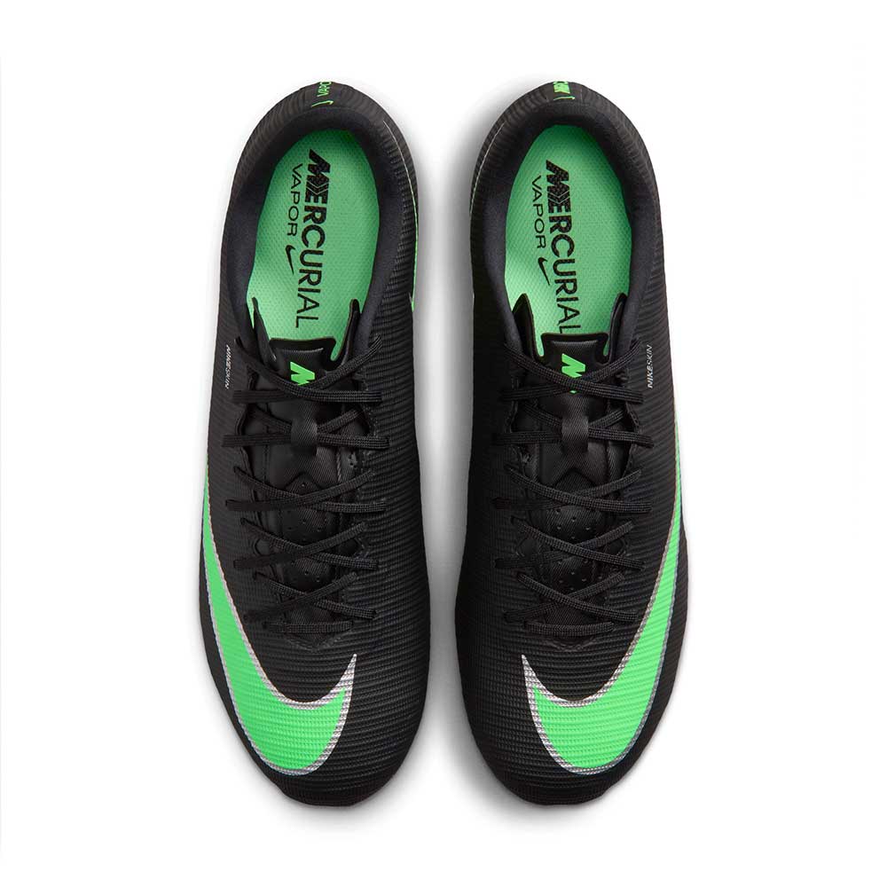 Vapor 17 Academy FG/MG Soccer Cleat - Black/Illusion Green/Black - Regular (D)