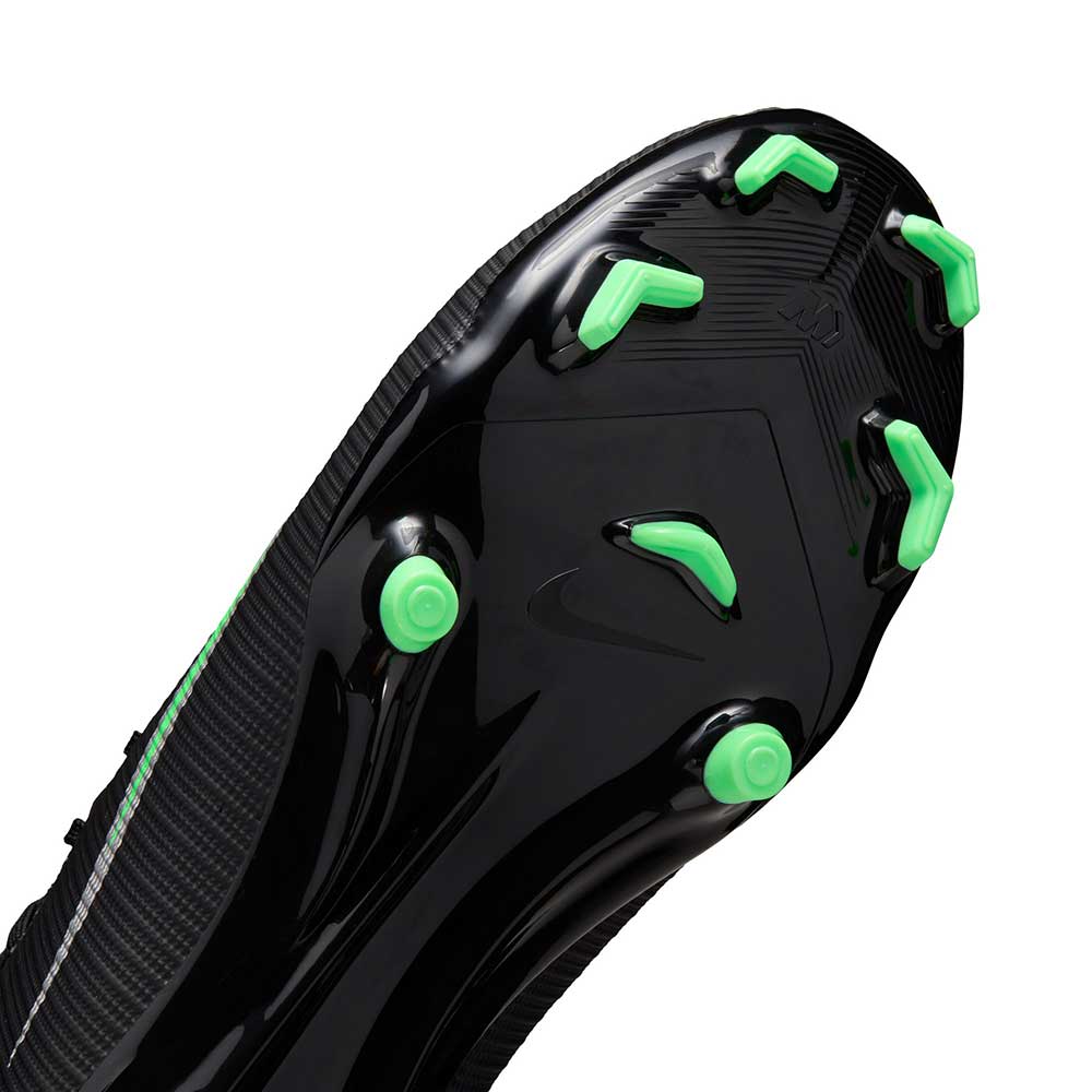 Vapor 17 Academy FG/MG Soccer Cleat - Black/Illusion Green/Black - Regular (D)