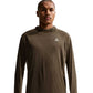 Men's ACG Dri-FIT UV Solar Chase Long Sleeve Hooded Top - Iron Stone/Mink Brown