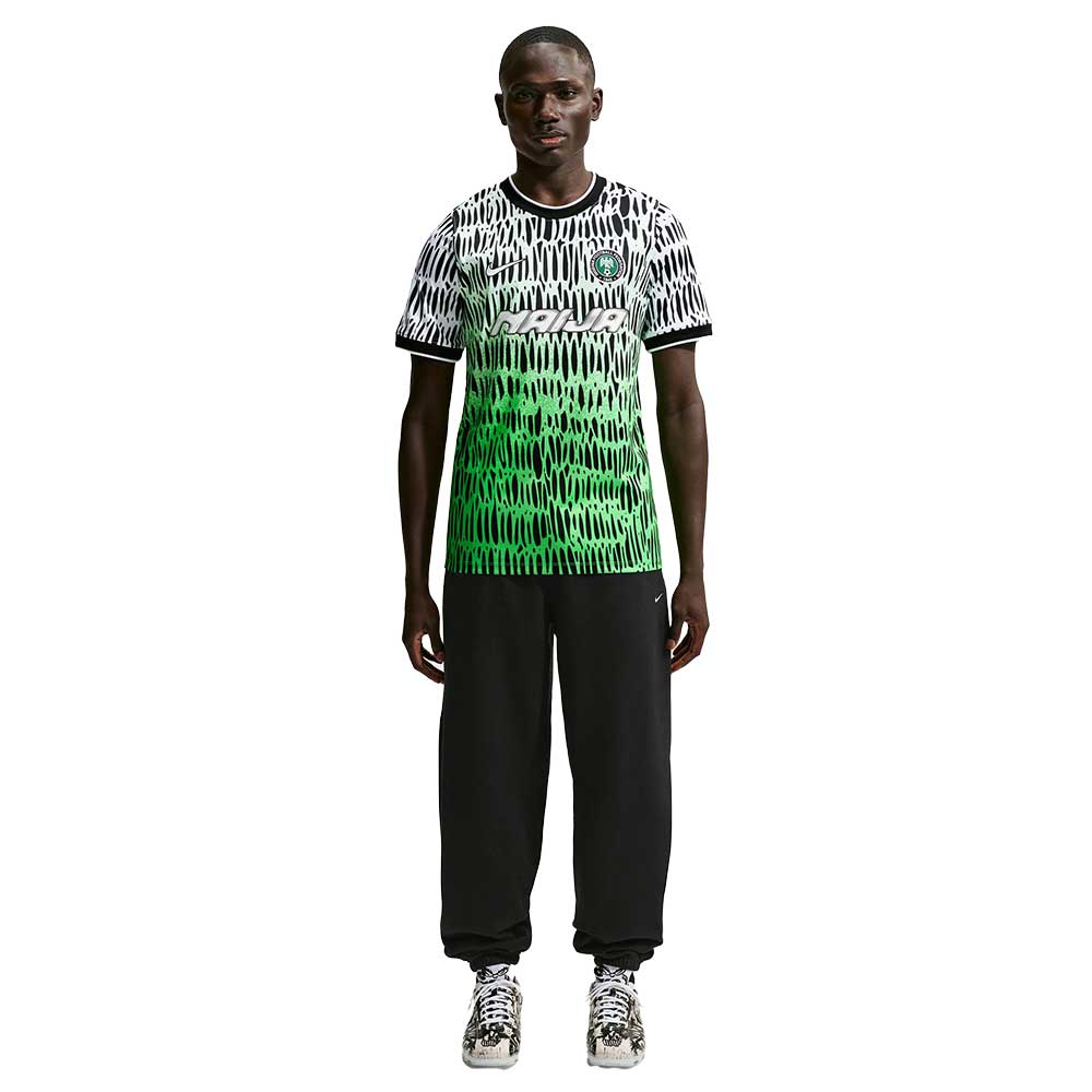 Nigeria DF Academy SS PM Top - Black/White