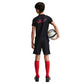 Youth USA DF Strike SS Top - Black/Deep Royal Blue/Challenge Red