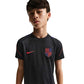 Youth USA DF Strike SS Top - Black/Deep Royal Blue/Challenge Red