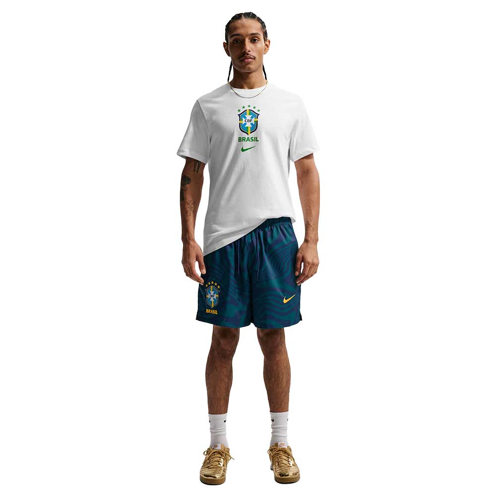 Brasil Crest Tee - White