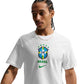 Brasil Crest Tee - White