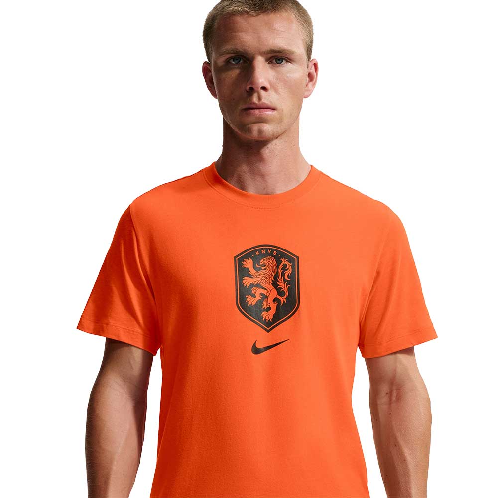 KNVB Crest Tee - Safety Orange
