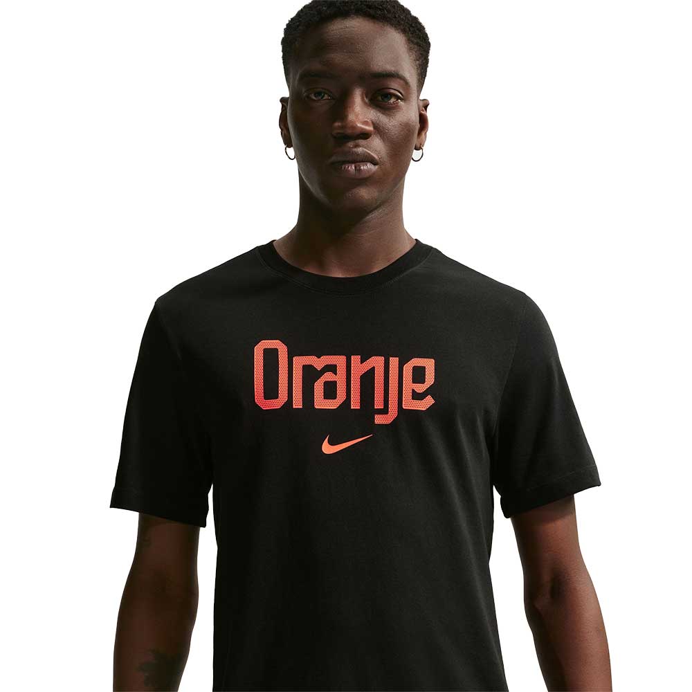 KNVB Wordmark Tee - Black