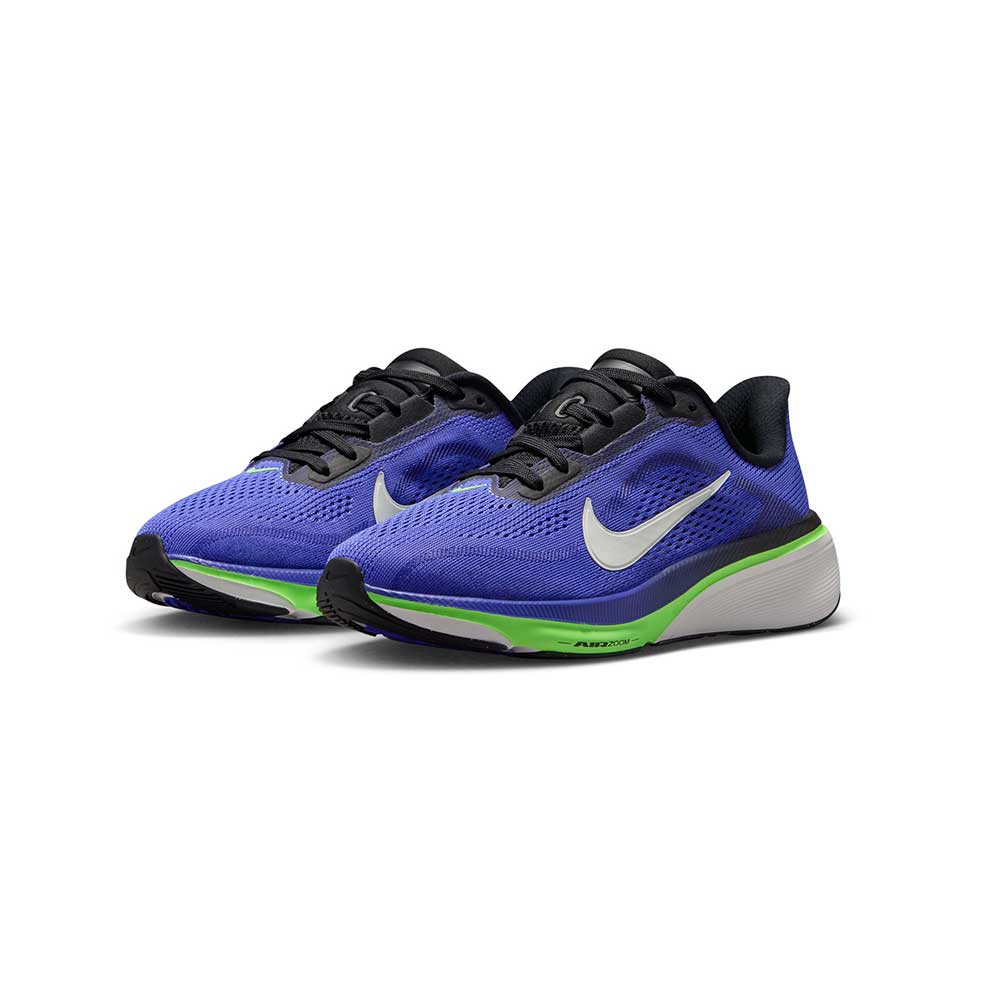 Youth Nike Pegasus 42 Running Shoe - Sapphire/Black/Lapis/Lime Blast - Regular (D)