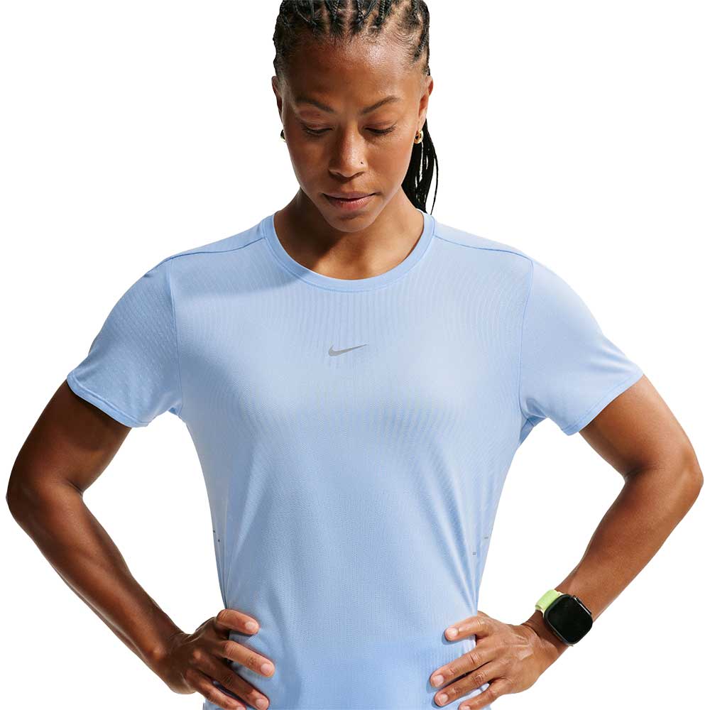 Women's Nike Swift Aero-FIT Short Sleeve - Aluminum/Pure Platinum