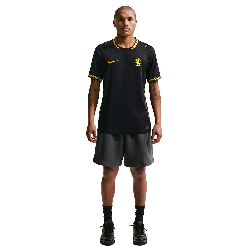 CFC DF SS Away Stadium Jersey - Black/Midwest Gold