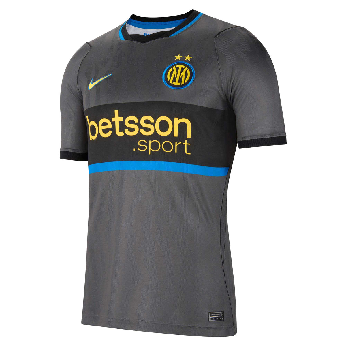 Inter DF SS 3rd Stadium Jersey - Iron Grey/Black/Tour Yellow