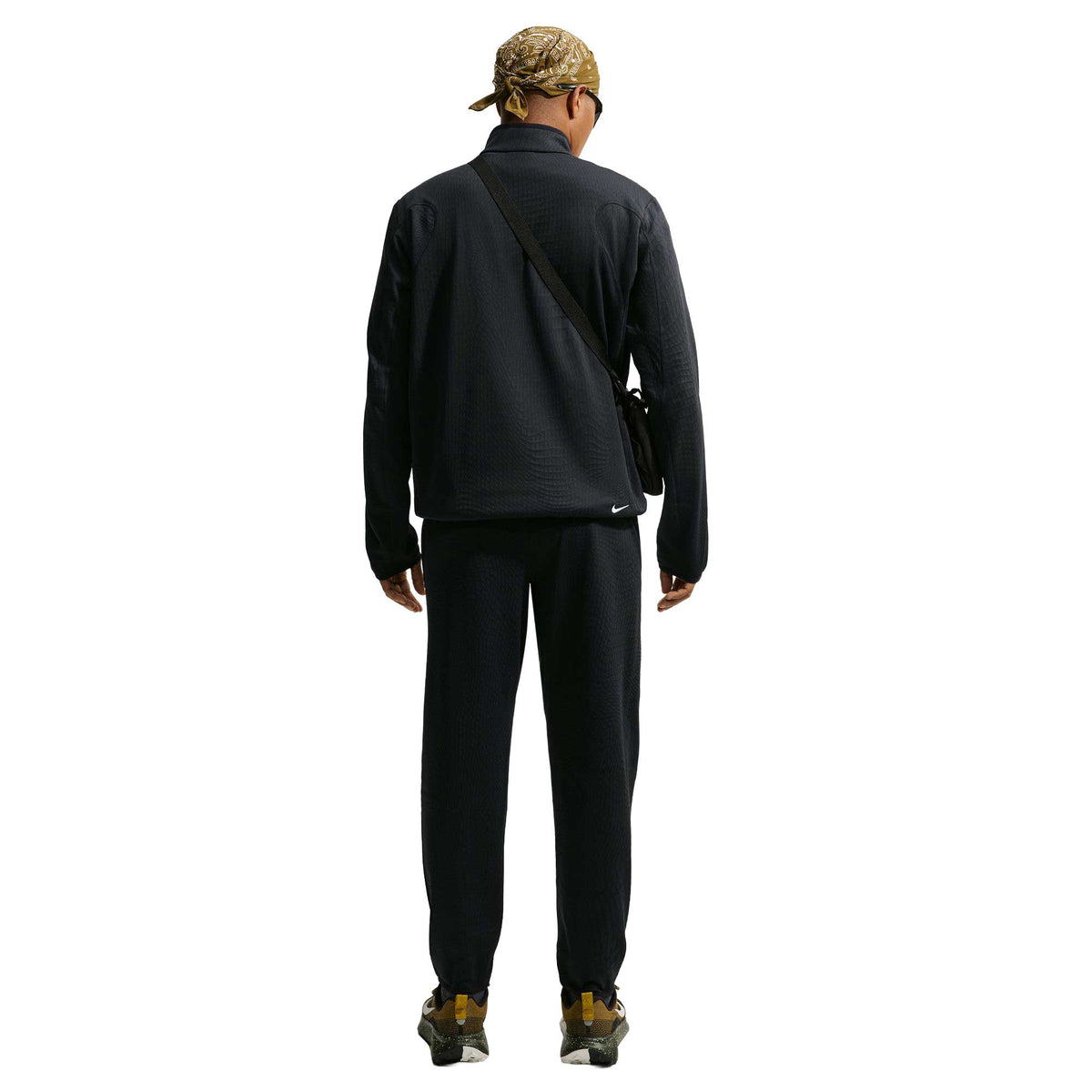 Men's Nike ACG Wolf Grid Therma-FIT 1/2 Zip Top - Black/Summit White