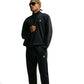 Men's Nike ACG Wolf Grid Therma-FIT 1/2 Zip Top - Black/Summit White