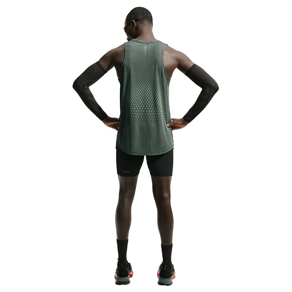 Men's Nike Stride Aero-FIT Tank - Black Voltage Green