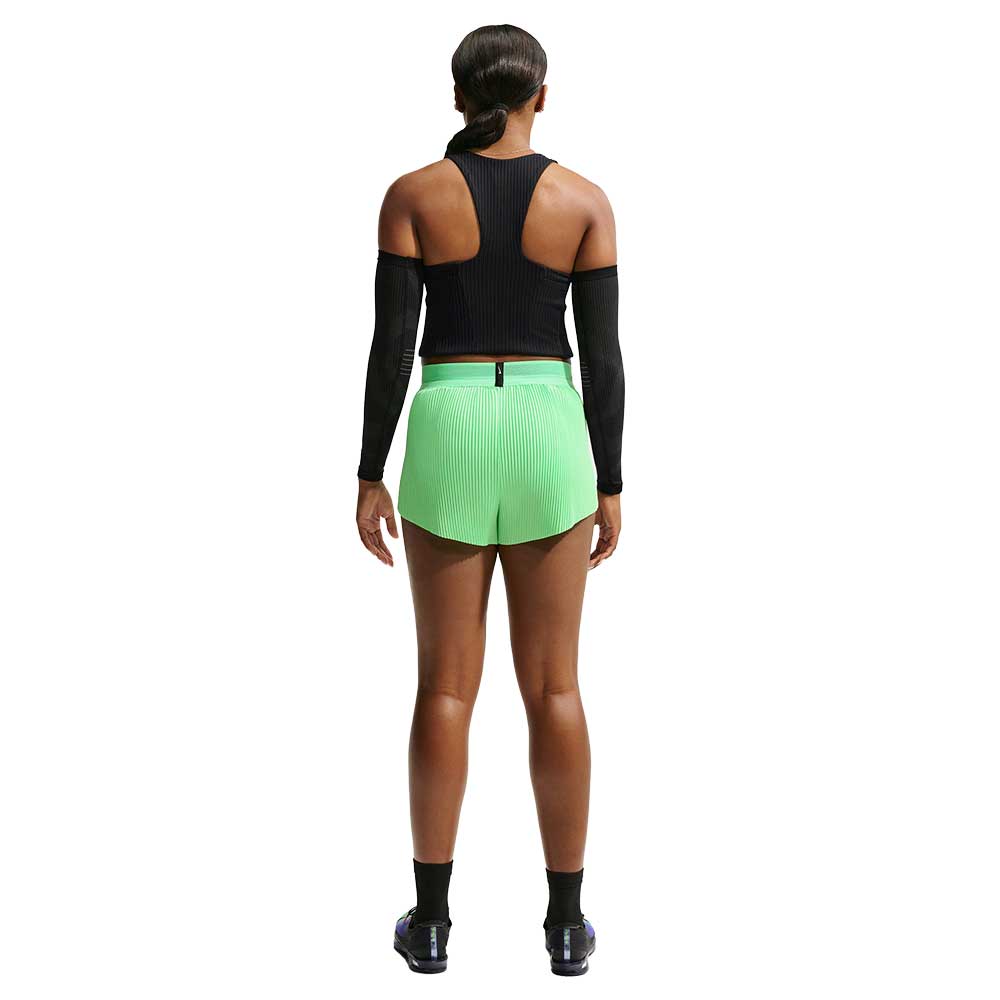 Women's Nike Aeroswift Crop Top - Black/White