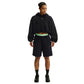 Women's Nike Studio Fleece Oversized Cropped Hoodie - Total Black/Sail