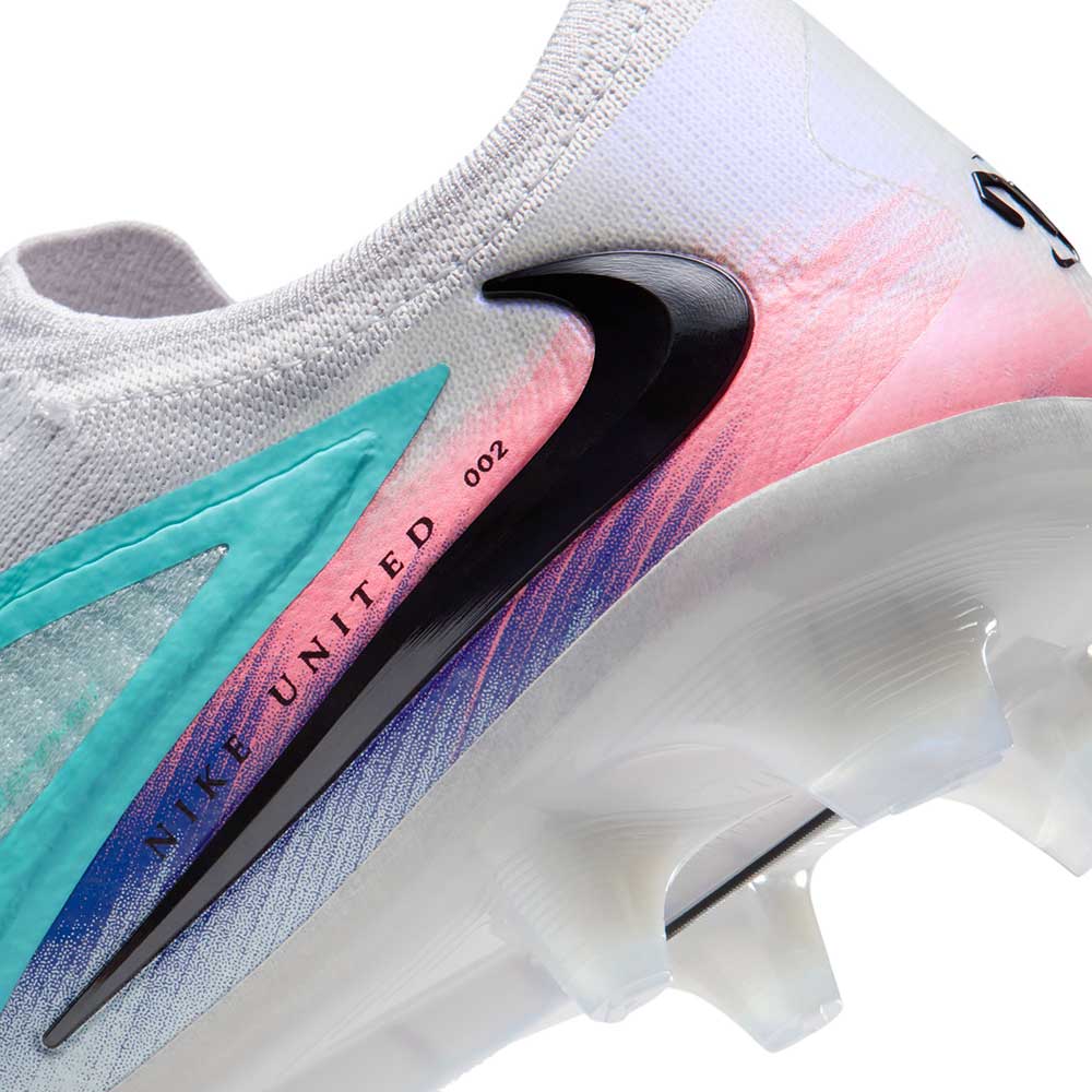 Phantom 6 Elite Low FG NU2 Soccer Cleat - Pistachio Frost/Hyper Orange - Regular (D)