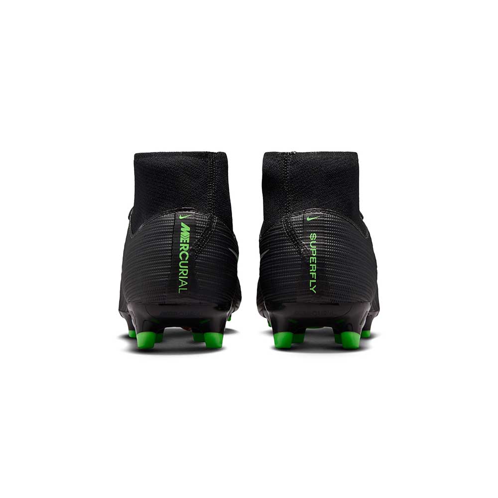Superfly 11 Academy FG/MG Soccer Cleat - Black/Illusion Green/Black - Regular (D)