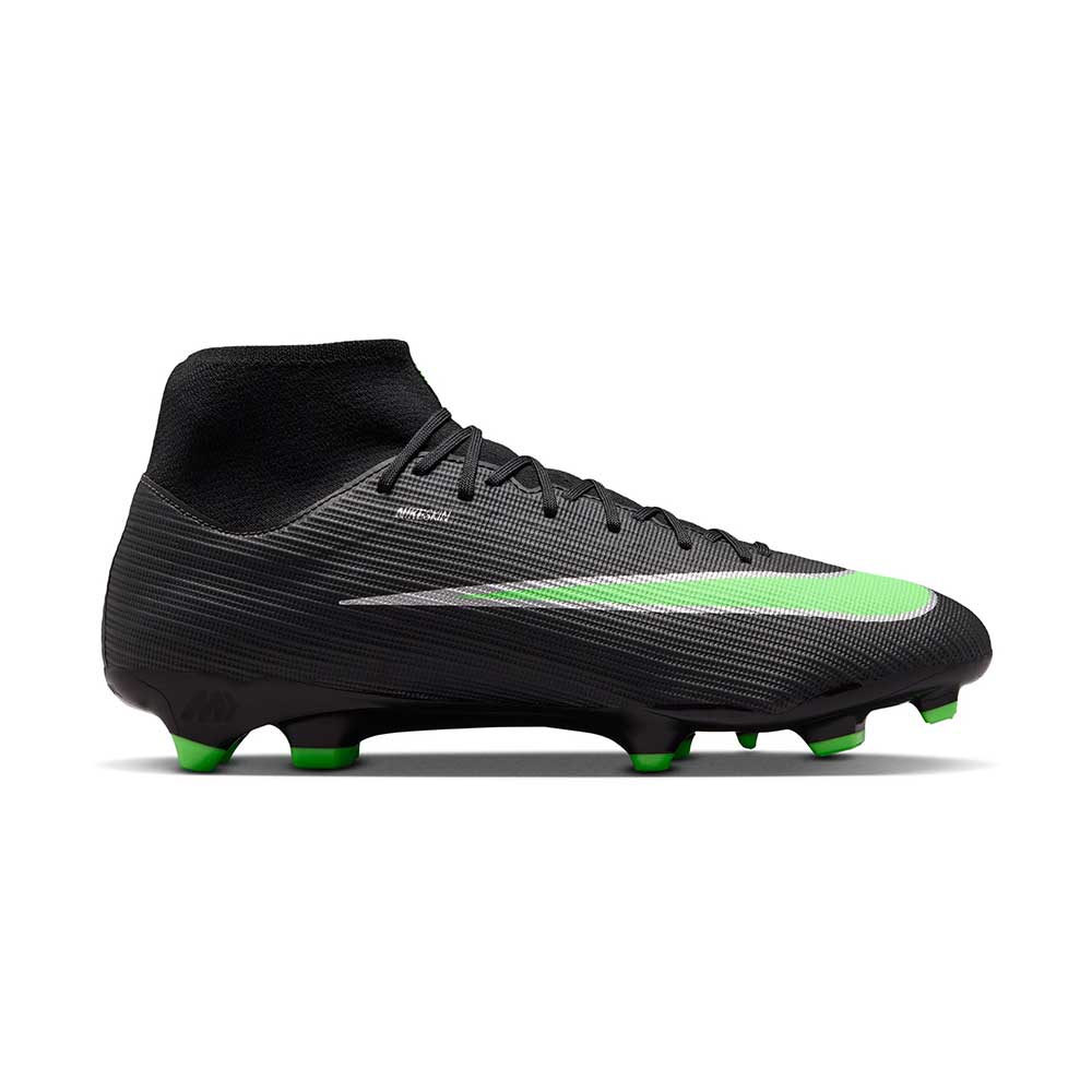 Superfly 11 Academy FG/MG Soccer Cleat - Black/Illusion Green/Black - Regular (D)