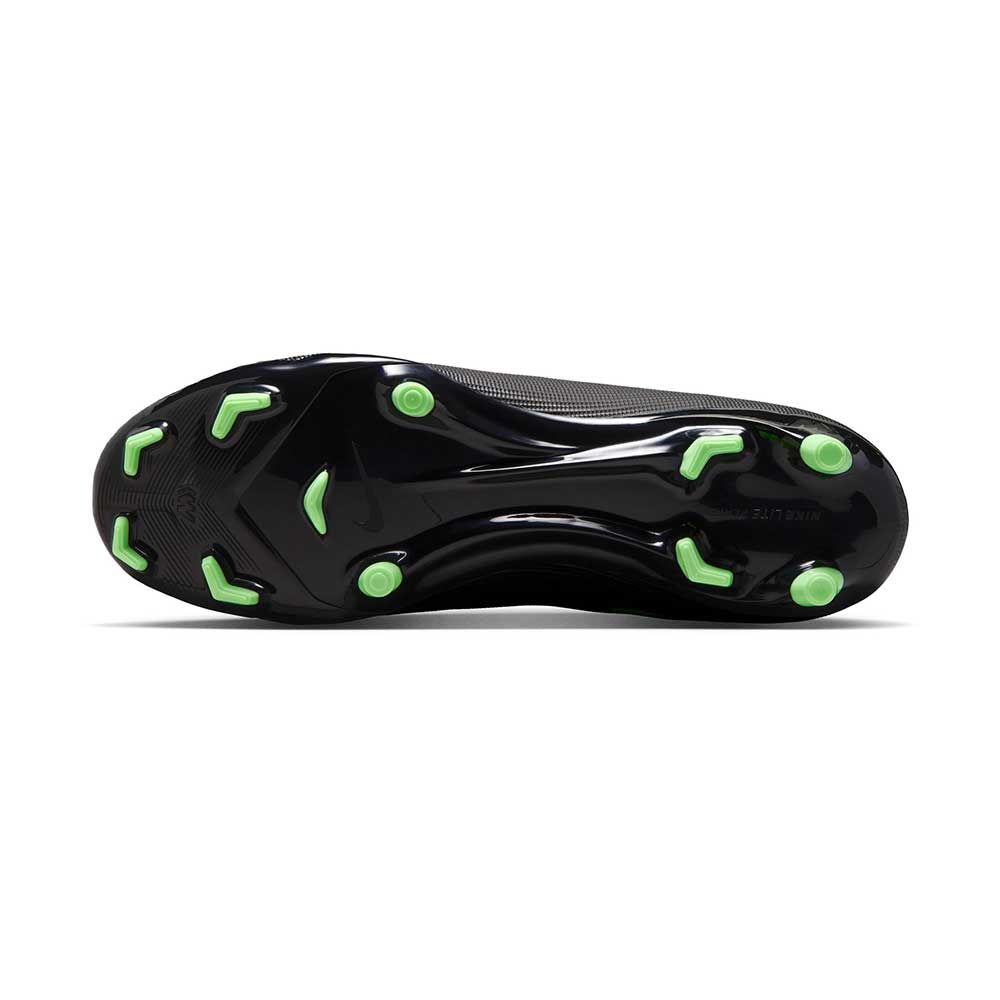 Superfly 11 Academy FG/MG Soccer Cleat - Black/Illusion Green/Black - Regular (D)