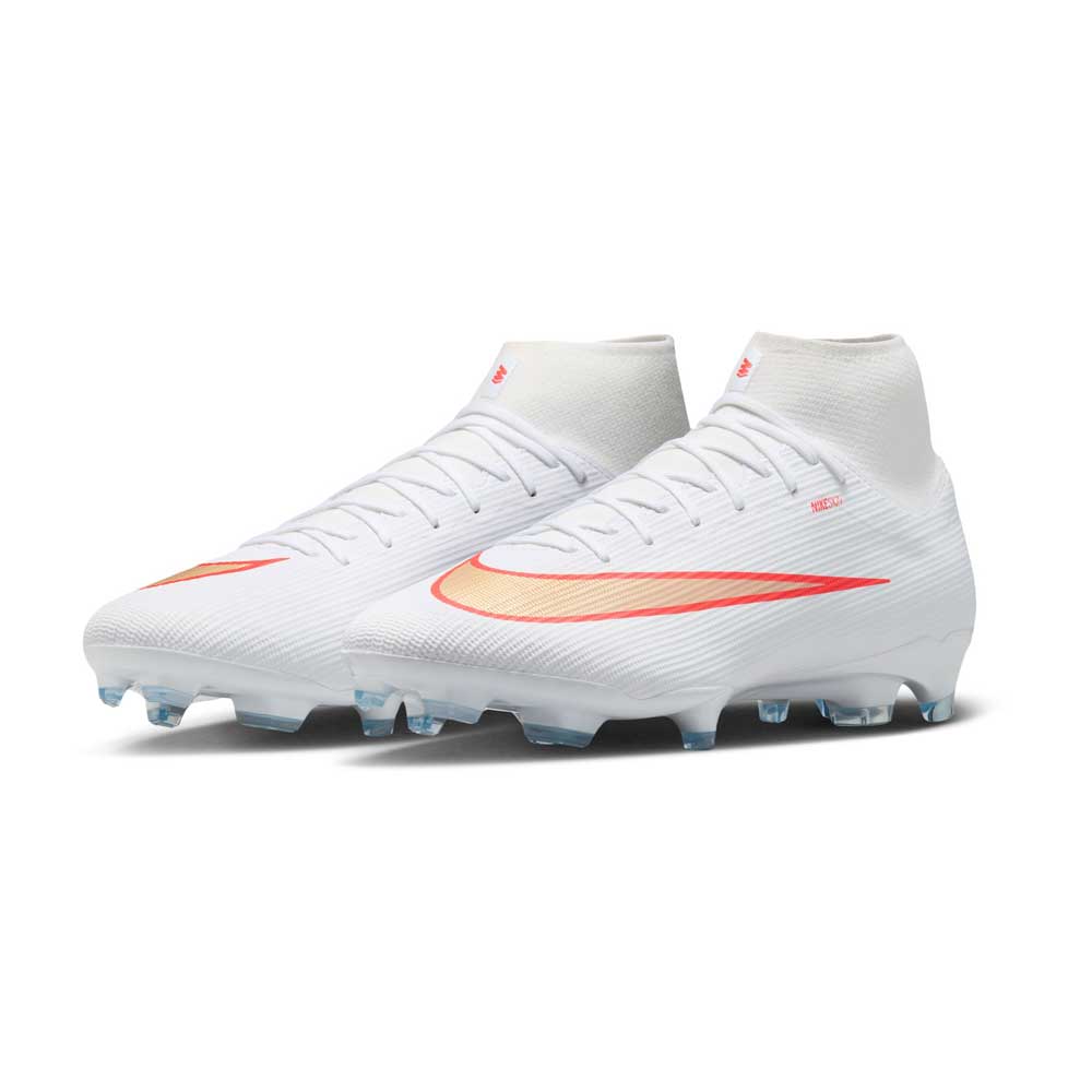 Superfly 11 Academy FG/MG (D) - White/Blur/Bright Crimson