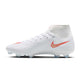 Superfly 11 Academy FG/MG (D) - White/Blur/Bright Crimson