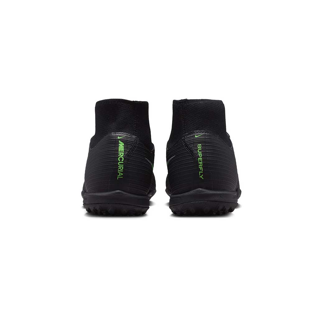 Superfly 11 Academy TF Soccer Shoe - Black/Illusion Green/Black - Regular (D)