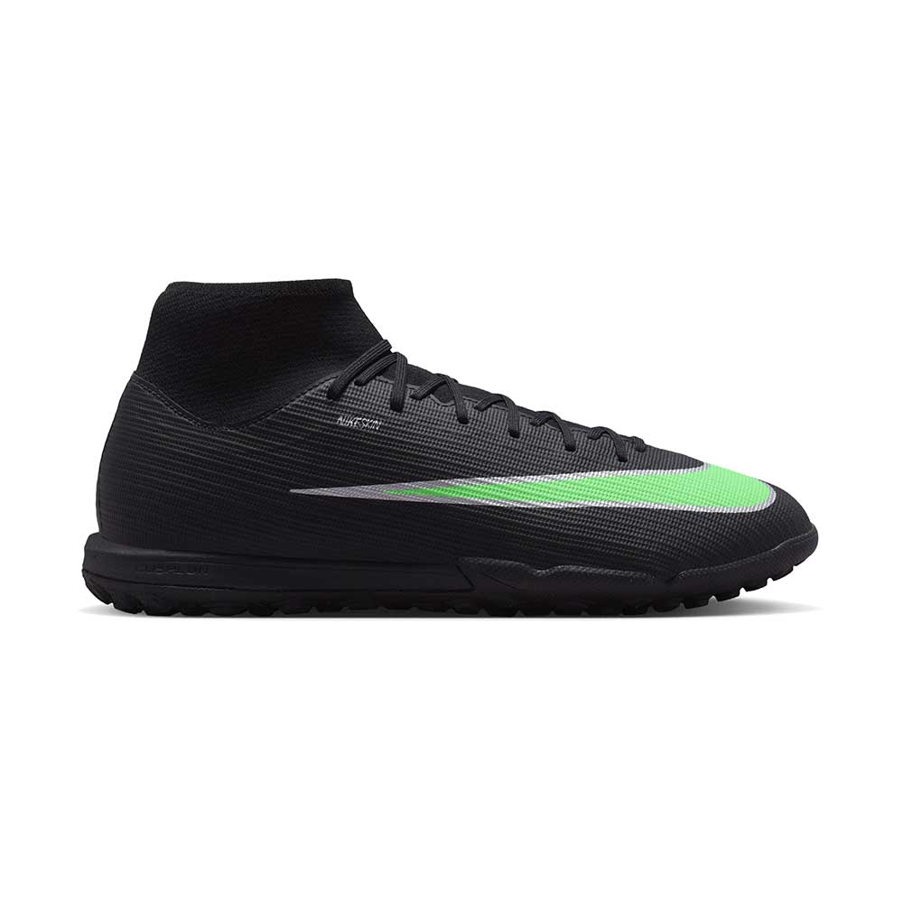 Superfly 11 Academy TF Soccer Shoe - Black/Illusion Green/Black - Regular (D)