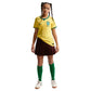 Youth Brazil DF Home Stadium Jersey - Canary/Light Menta/Geode Teal