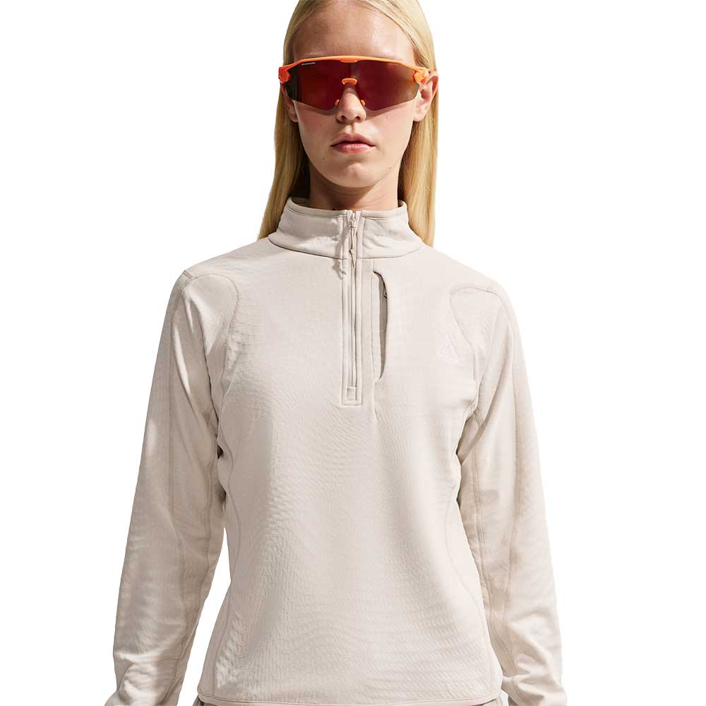 Women's ACG Wolf Grid Therma-FIT 1/2 Zip - Light Orewood Brown