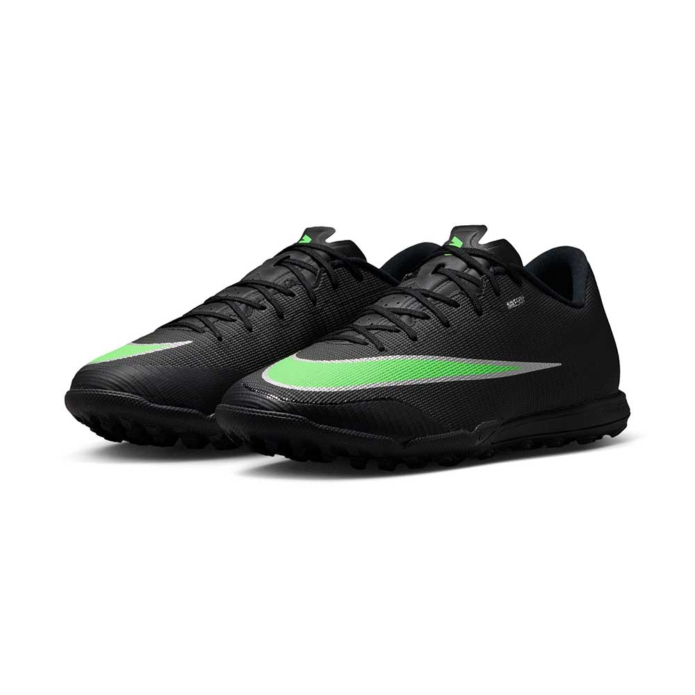 Vapor 17 Academy TF Soccer Shoe - Black/Illusion Green/Black - Regular (D)