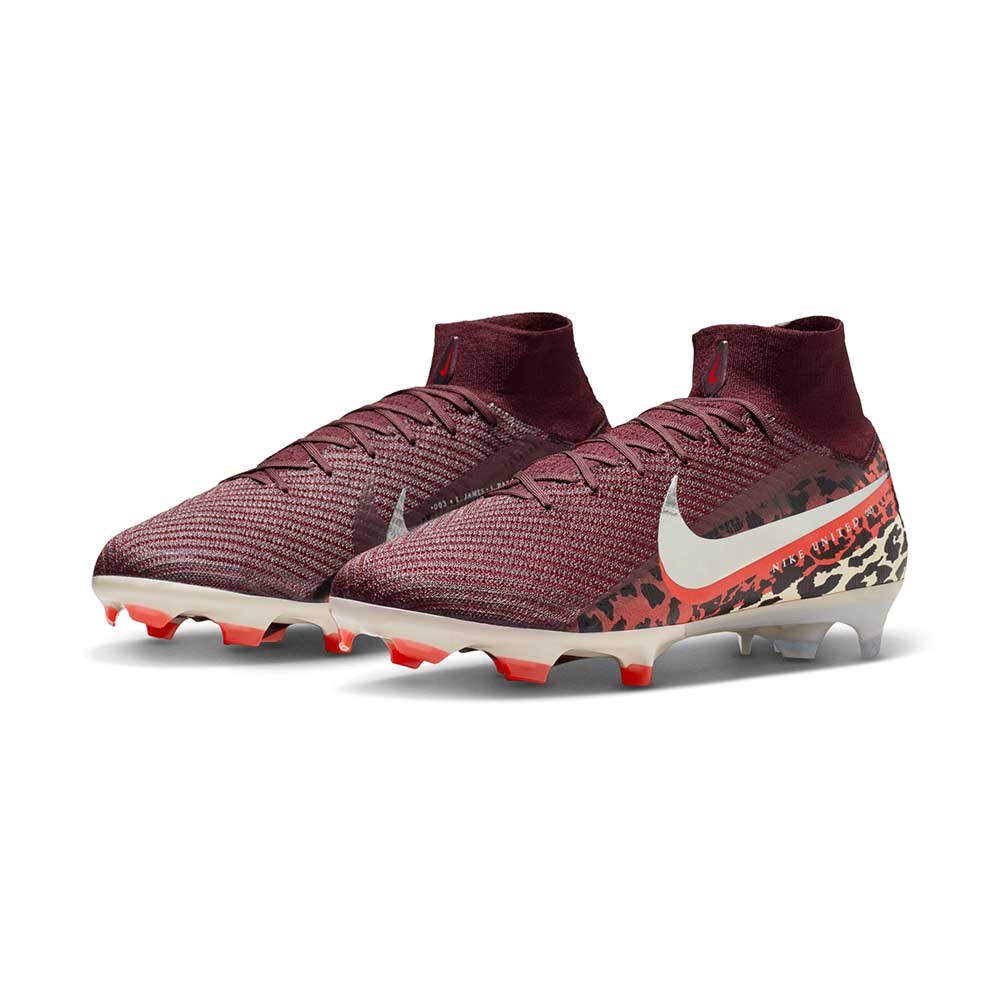 ZM Superfly 10 Elite FG NU3 Soccer Cleat - Burgundy Crush/Metallic Silver - Regular (D)