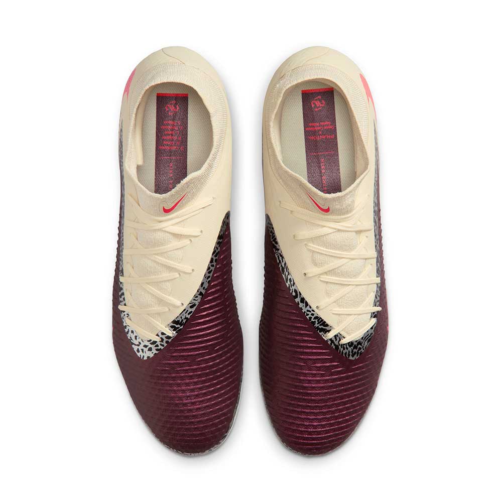 Phantom 6 High Academy FG/MG NU3 Soccer Shoe - Burgundy Crush/University Red - Regular (D)