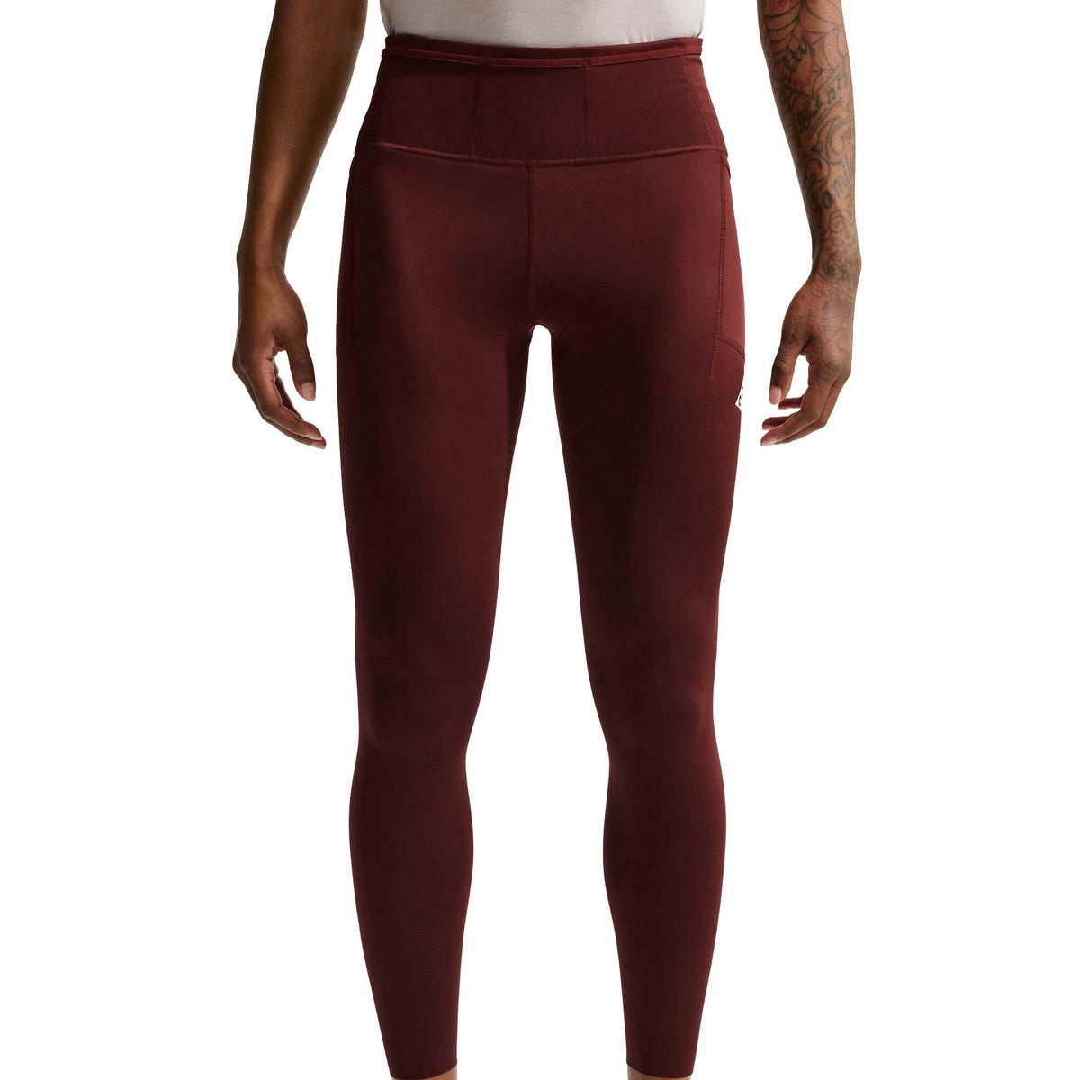 Women's Nike ACG Dri-FIT High-Waisted 7/8 Trail Running Leggings - Mystic Dates/Summit White
