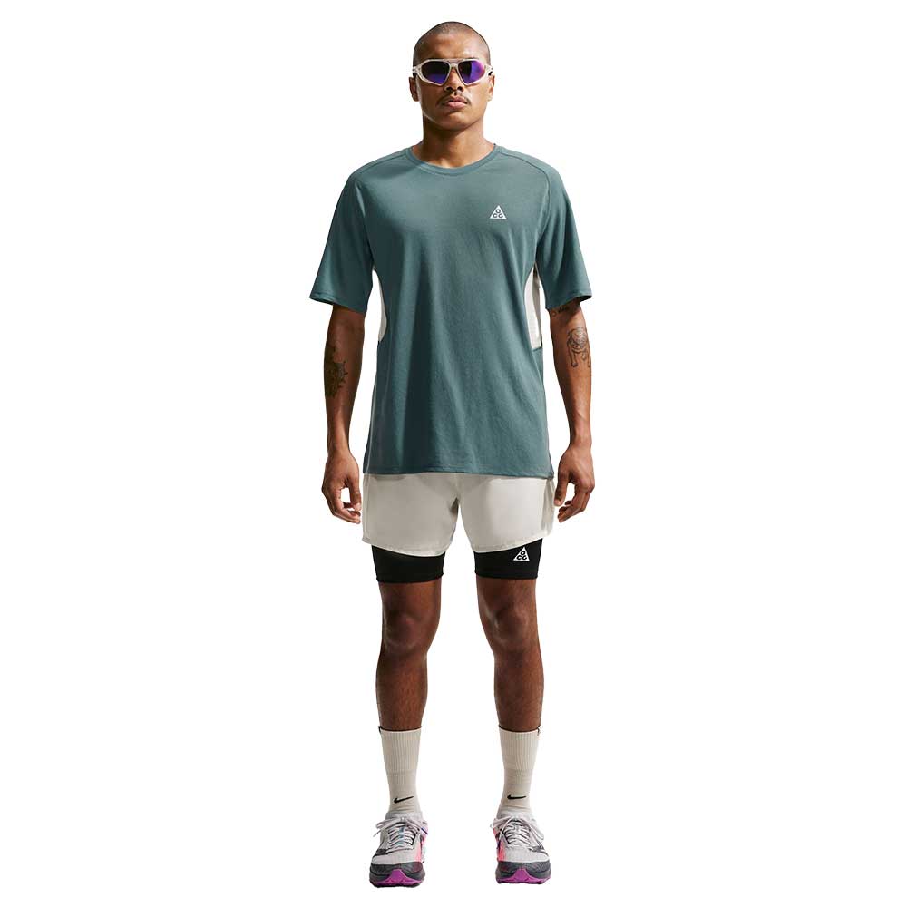 Men's ACG Dri-FIT Solar Chase Short Sleeve - Mineral Slate/Sea Glass