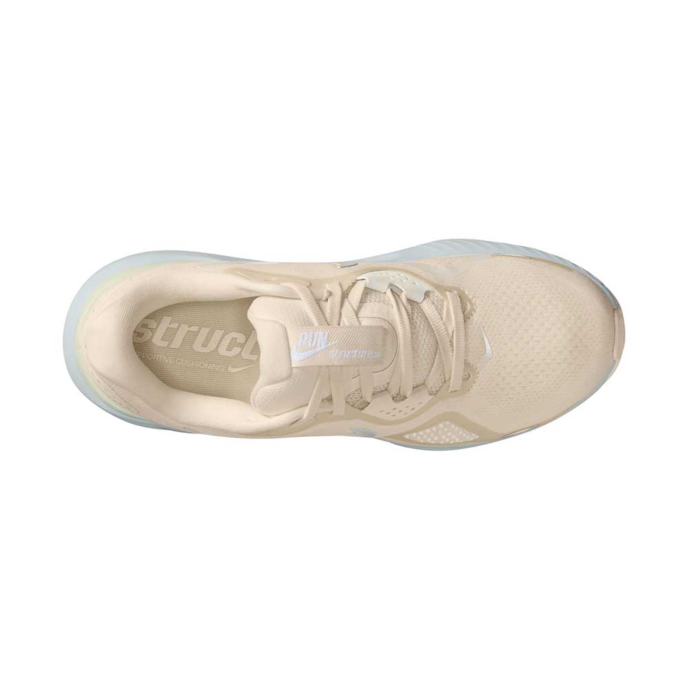 Women's Nike Structure 26 Running Shoe - Chalk/White/Sea Glass/Light Smoke Grey - Regular (B)