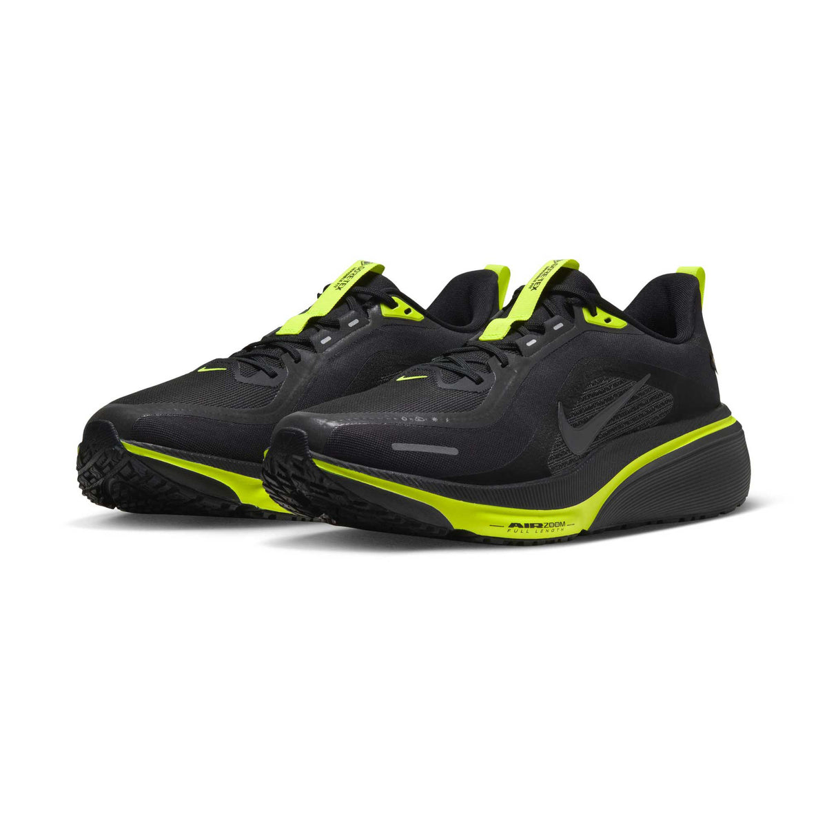 Men's Nike Pegasus 42 GORE-TEX - Black/Metallic Dark Grey/Lemon Venom - Regular (D)