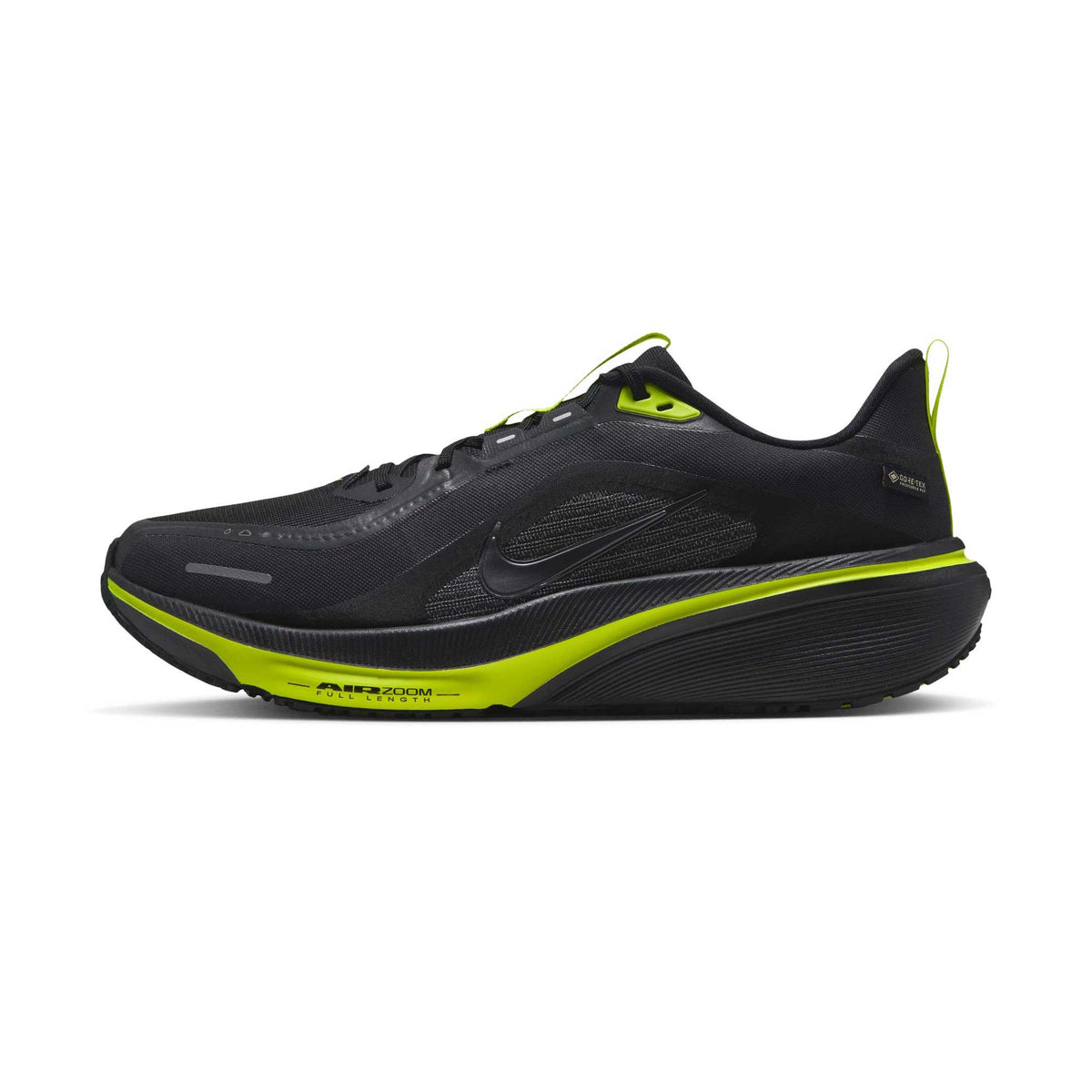 Men's Nike Pegasus 42 GORE-TEX - Black/Metallic Dark Grey/Lemon Venom - Regular (D)