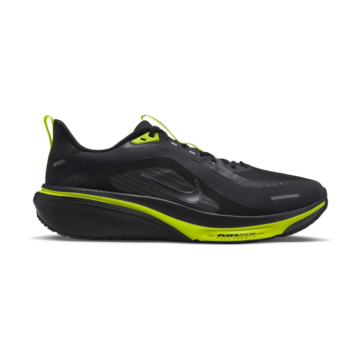 Men's Nike Pegasus 42 GORE-TEX - Black/Metallic Dark Grey/Lemon Venom - Regular (D)