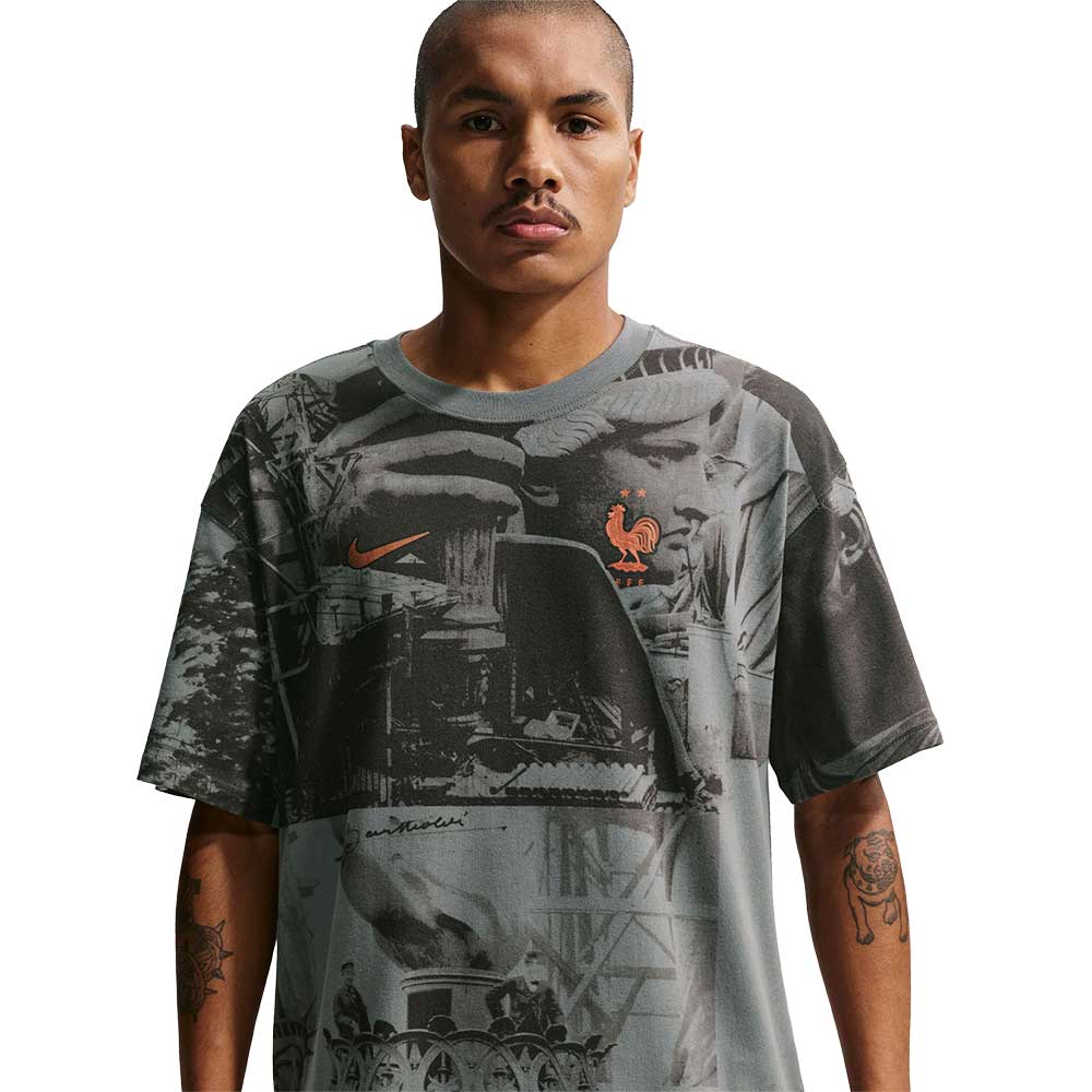 FFF AOP Tee - Iron Grey