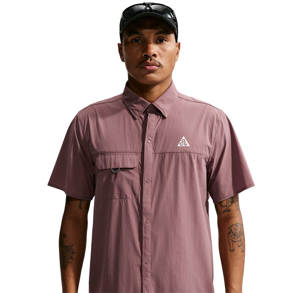 Men's ACG Short Sleeve Button Up Shirt - Tattoo