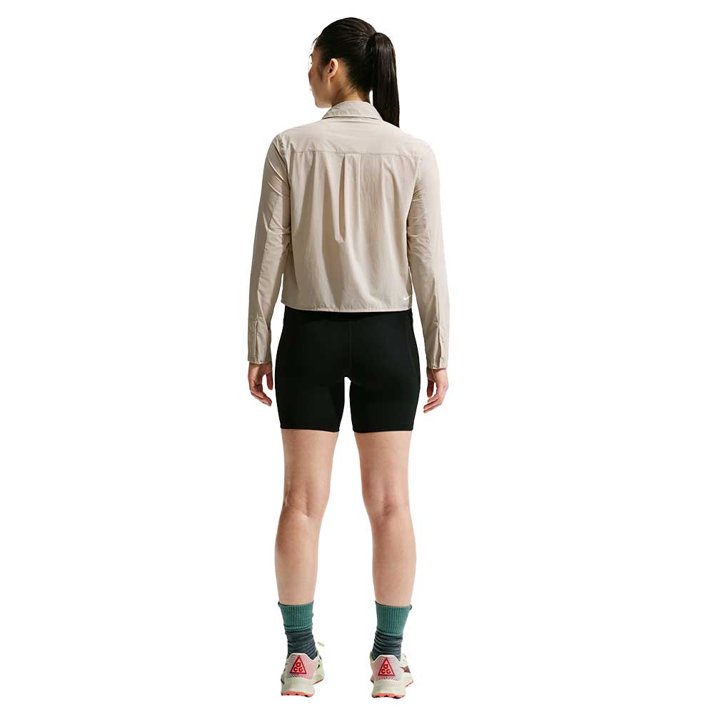 Women's ACG Aireez Button-Up Long Sleeve Top - Cream II