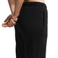 Women's Nike Studio Fleece Mid-Rise Pant - Total Black/Sail
