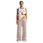 Women's Nike Studio Fleece Mid-Rise Pants - Cream II/Sail
