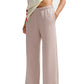 Women's Nike Studio Fleece Mid-Rise Pants - Cream II/Sail
