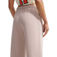 Women's Nike Studio Fleece Mid-Rise Pants - Cream II/Sail